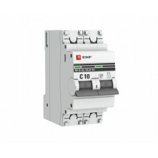 Выключатель автомат Ekf proxima 2p 10а (с) 4.5ka mcb4763-2-10с-pro ba 47-63