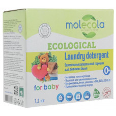 Порошок для стирки белья Molecola белый 1.2кг