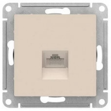 Розетка AtlasDesign rj45 компьютерная без рамки бежевая